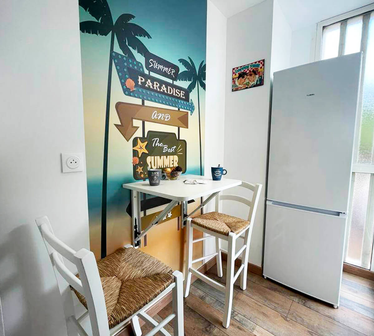 Location vacances  à Fréjus Plage avec frigo à froid ventilée