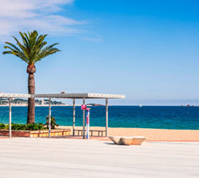 Vacances Fréjus Plage tout à pied